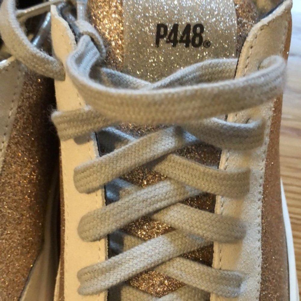 NWT P448 John Glitter Sneaker - Picture 11 of 14